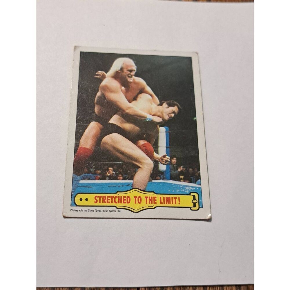Vintage 1985 WWF Hulk Hogan Ringside Action Trading Card 29 Topps WWE Wrestling